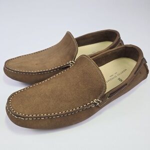 Martin Dingman Bermuda Venetian Driving Mocs – Bark Nubuck – Men’s Size 10